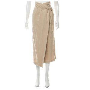 ANN DEMEULEMEESTER Midi Wrap Skirt